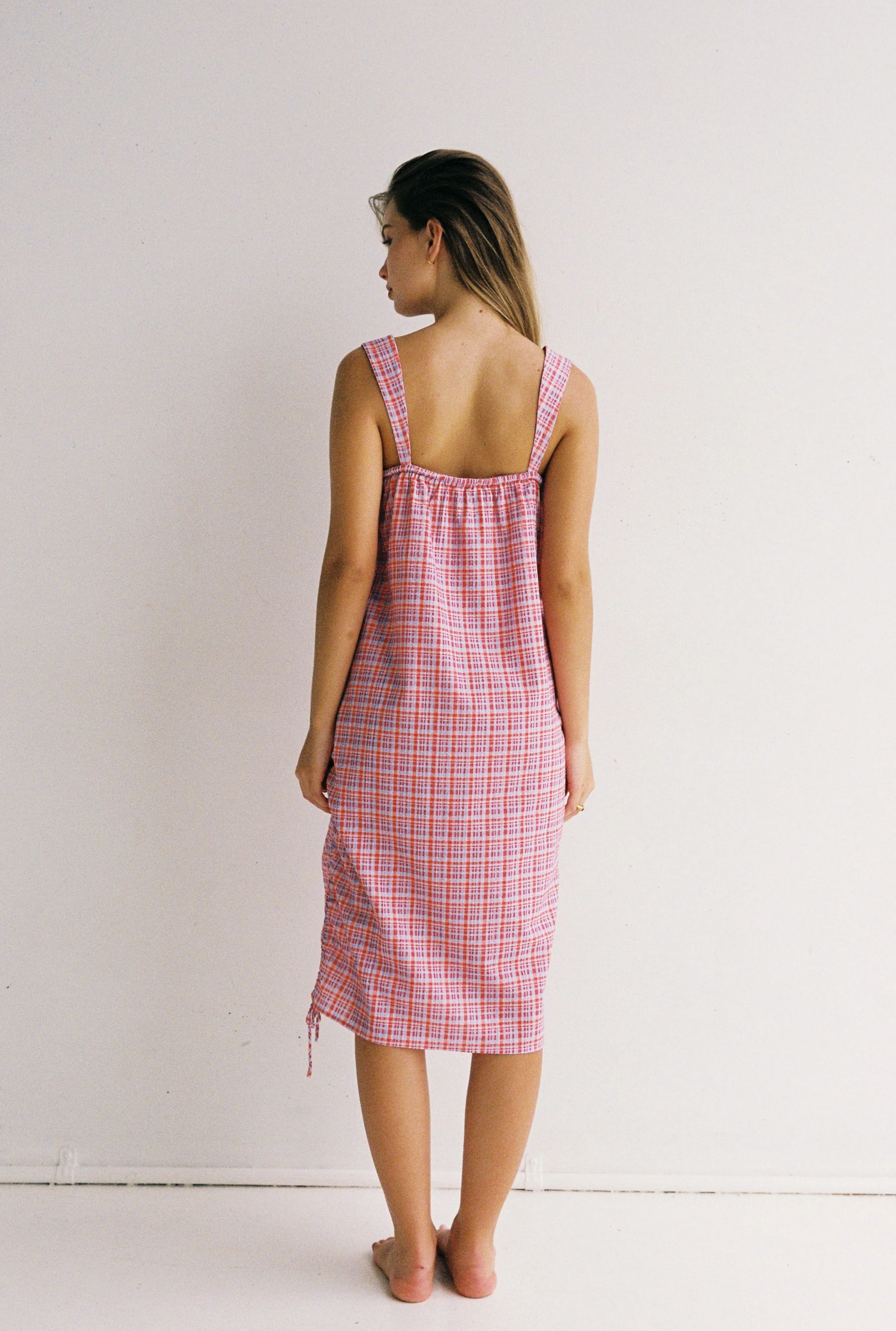 Bella Midi Dress - Picnic Check - Image 5