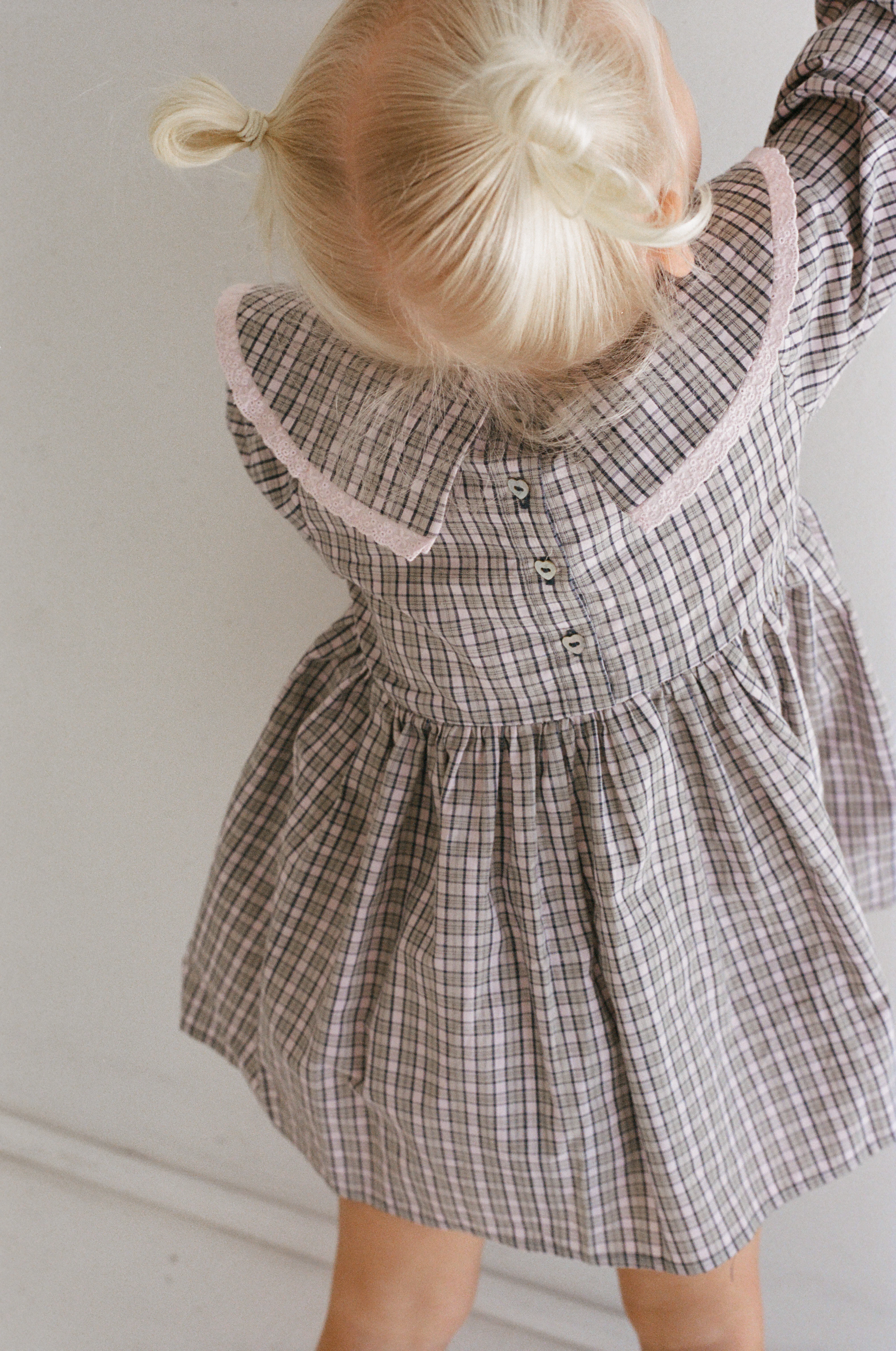 Celine Dress - Check - Image 5