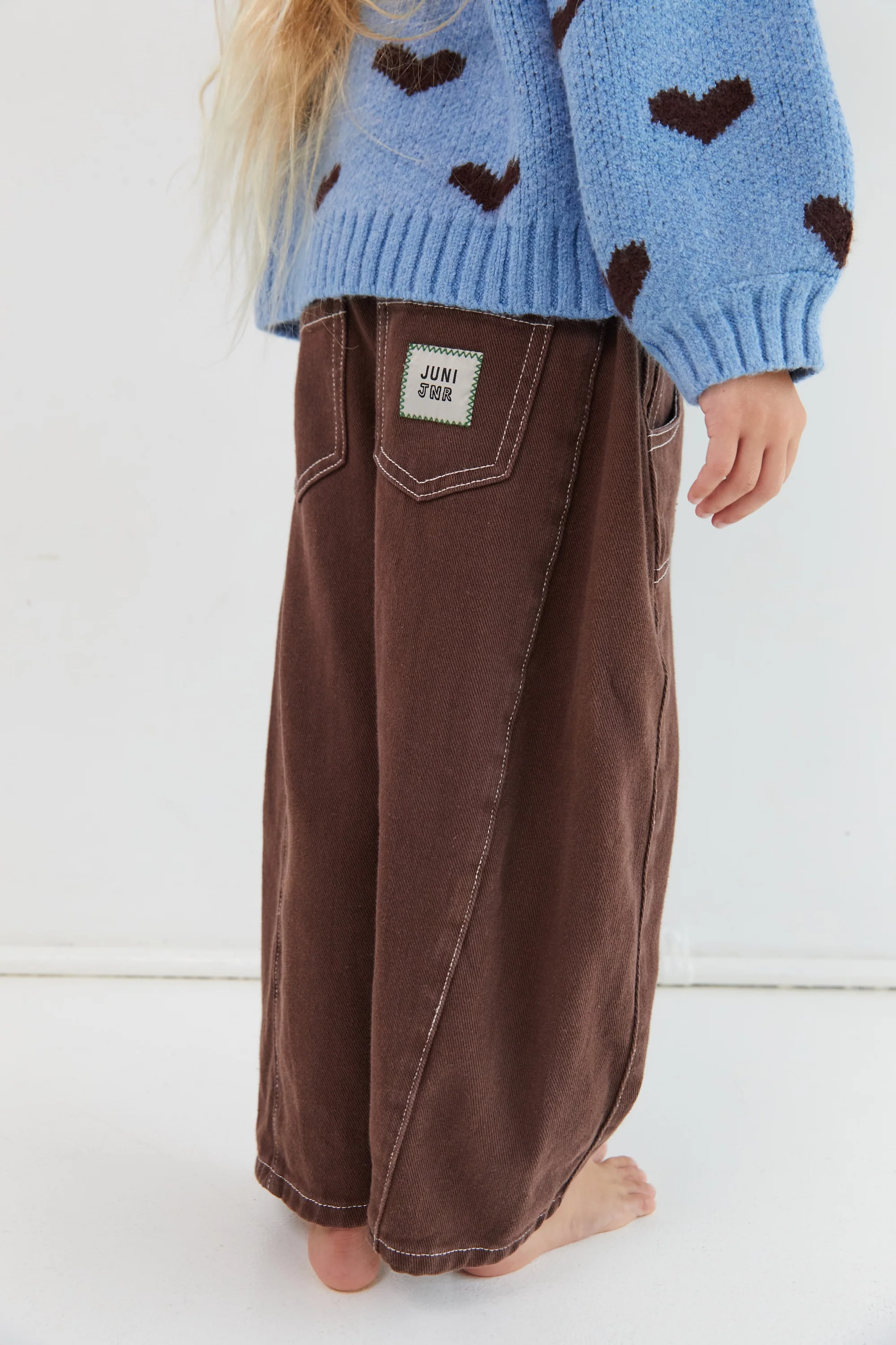 Dylan Barrel Leg Jean - Cocoa - Image 5