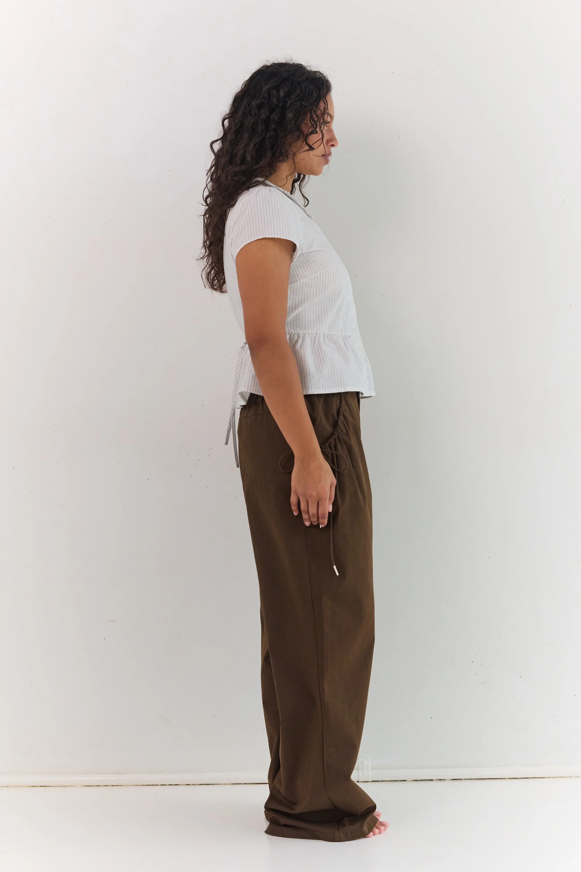 Emilie Blouse - Pinstripe - Image 5