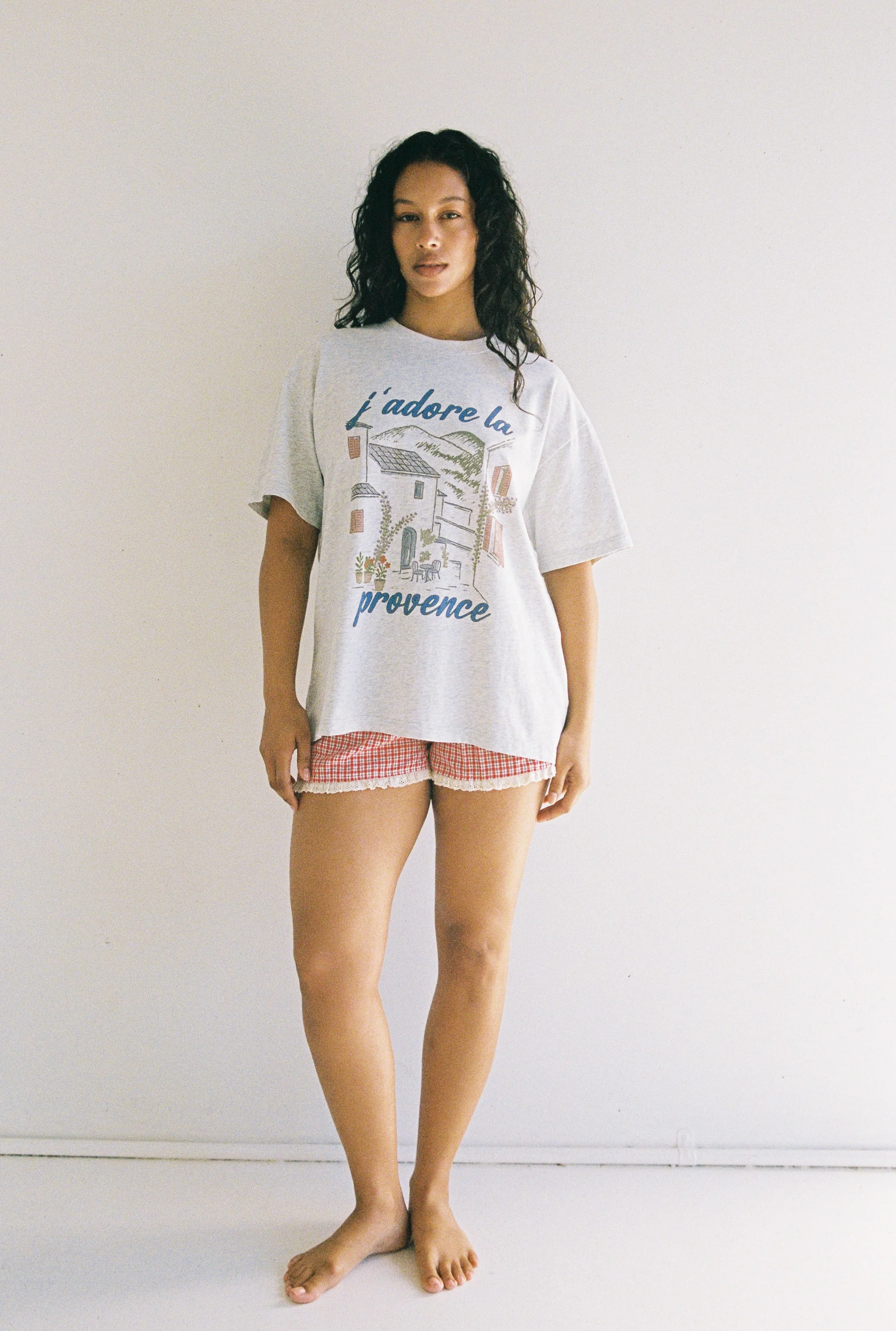 Josie Boxer Short - Red Check - Image 5
