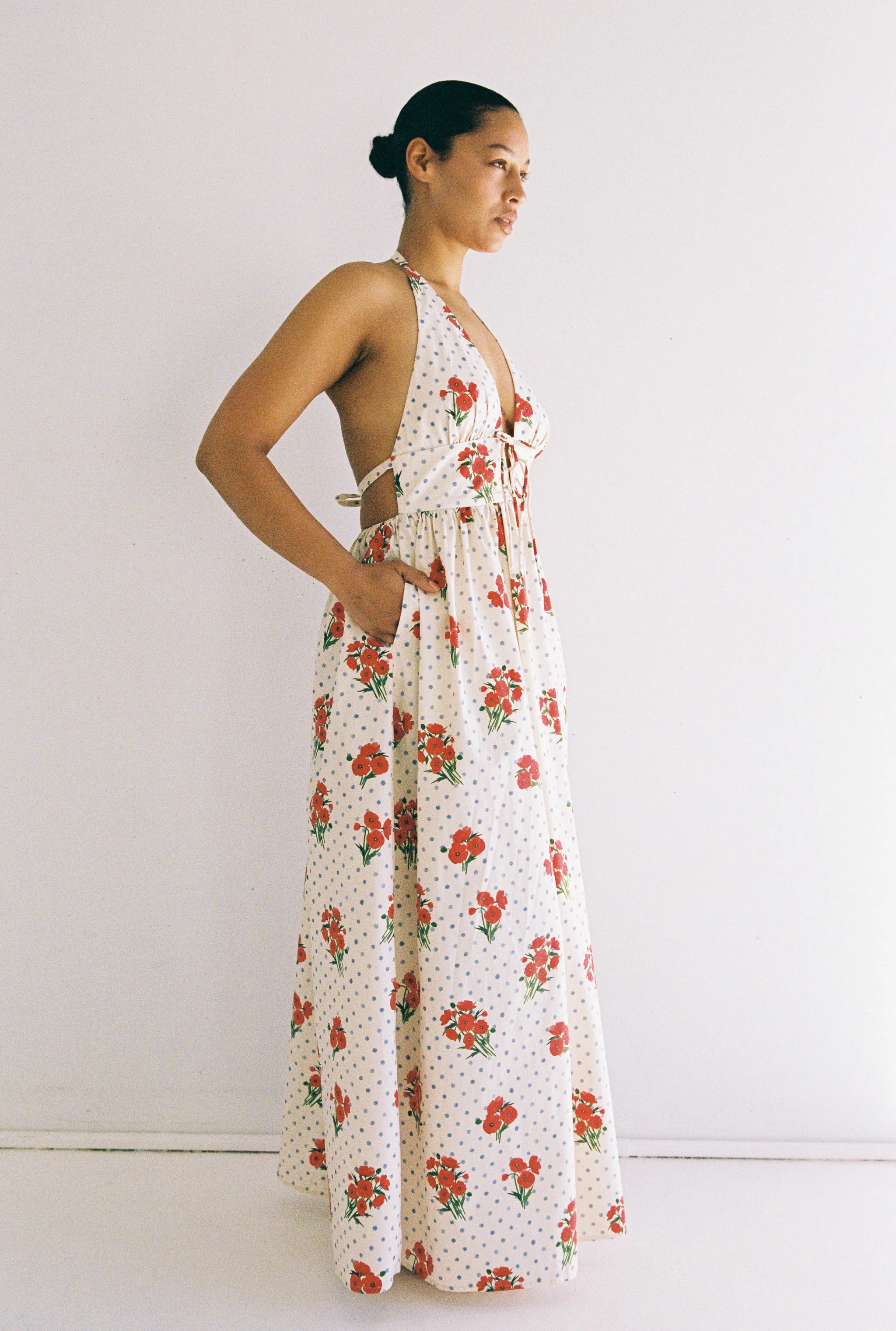 Lily Maxi Dress - Poppies - Image 3