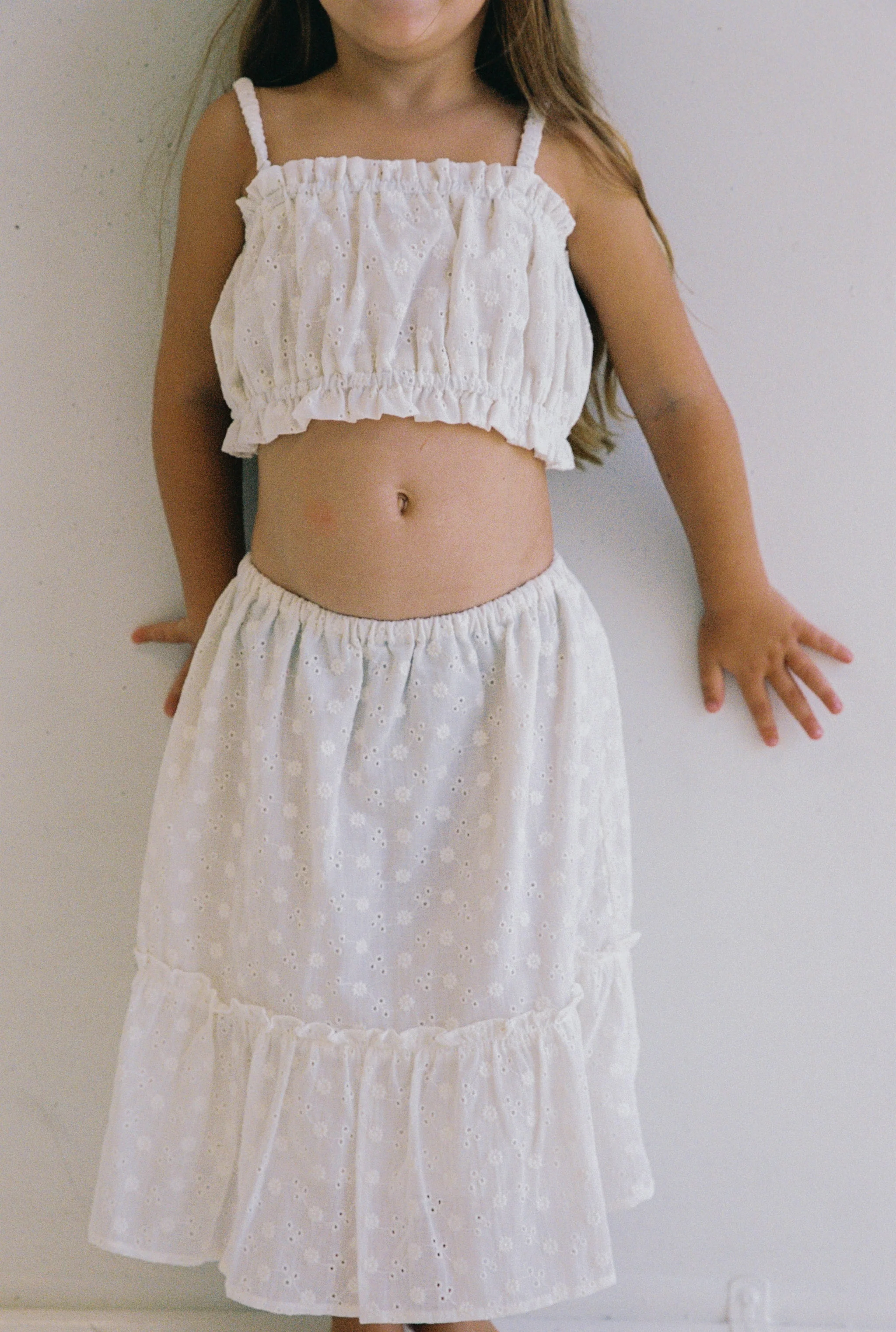 Poet Ruffle Crop - Salt - Image 4