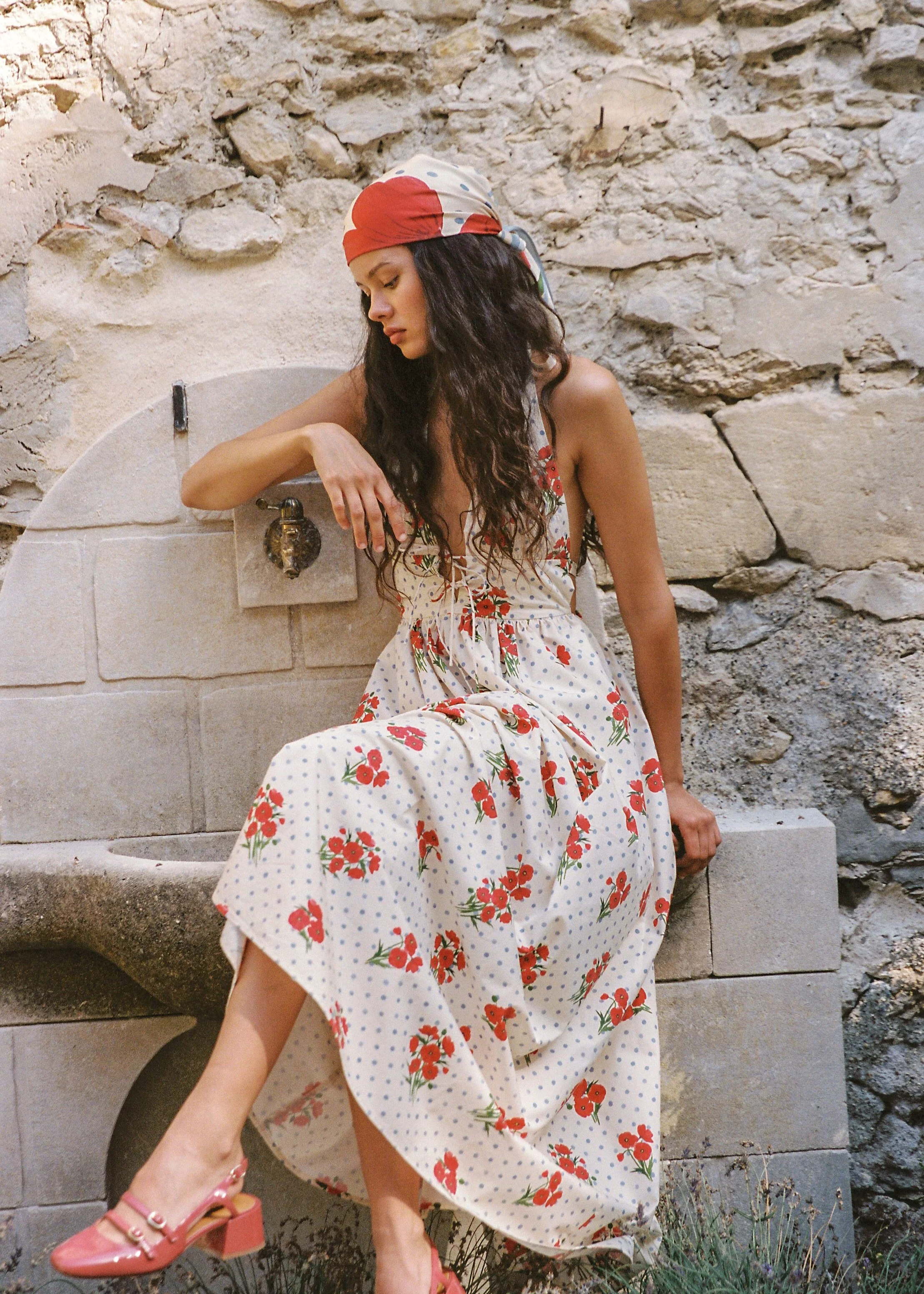 Poppy Silk Scarf - Image 7