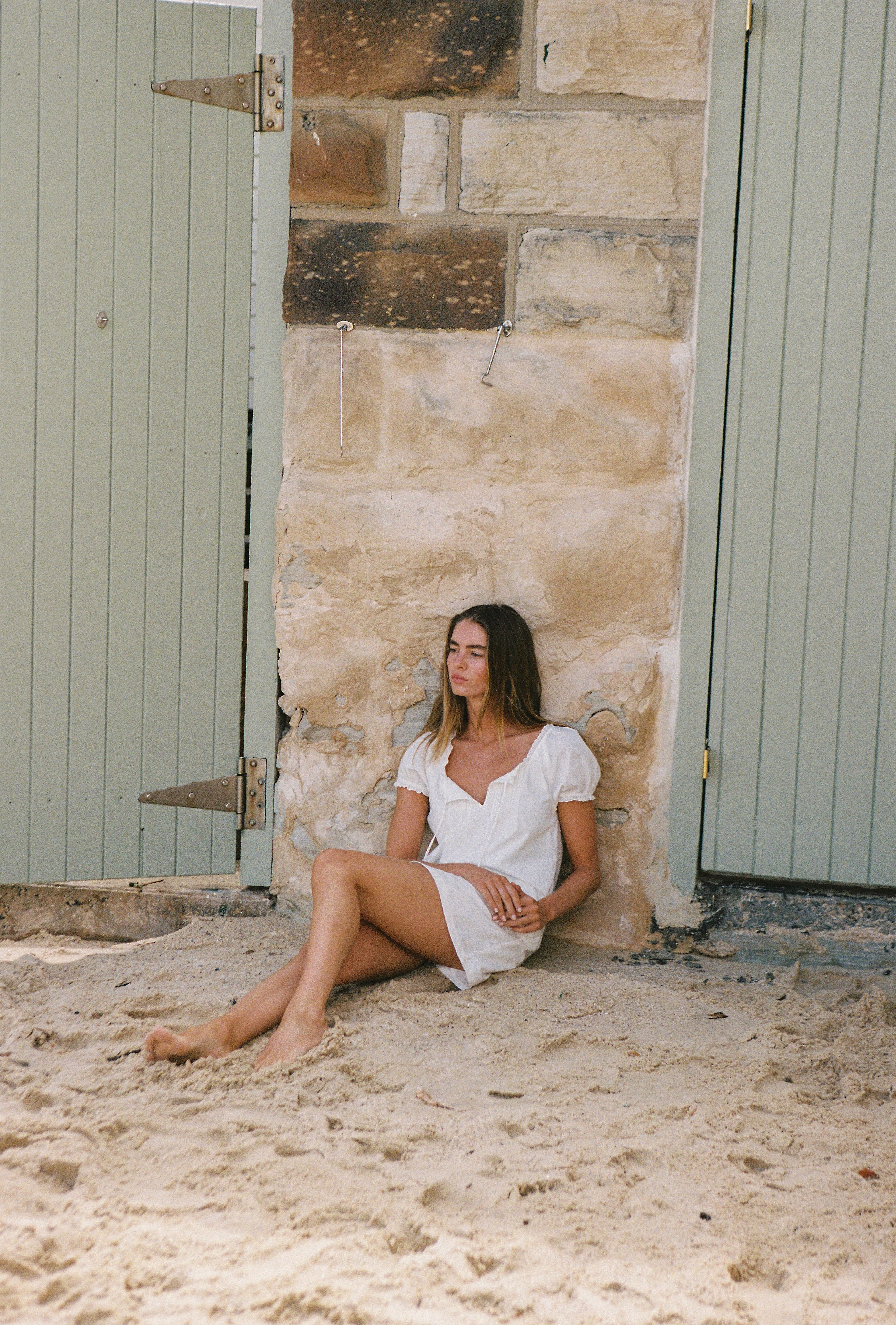 Scout Mini Dress - Blanc - Image 3