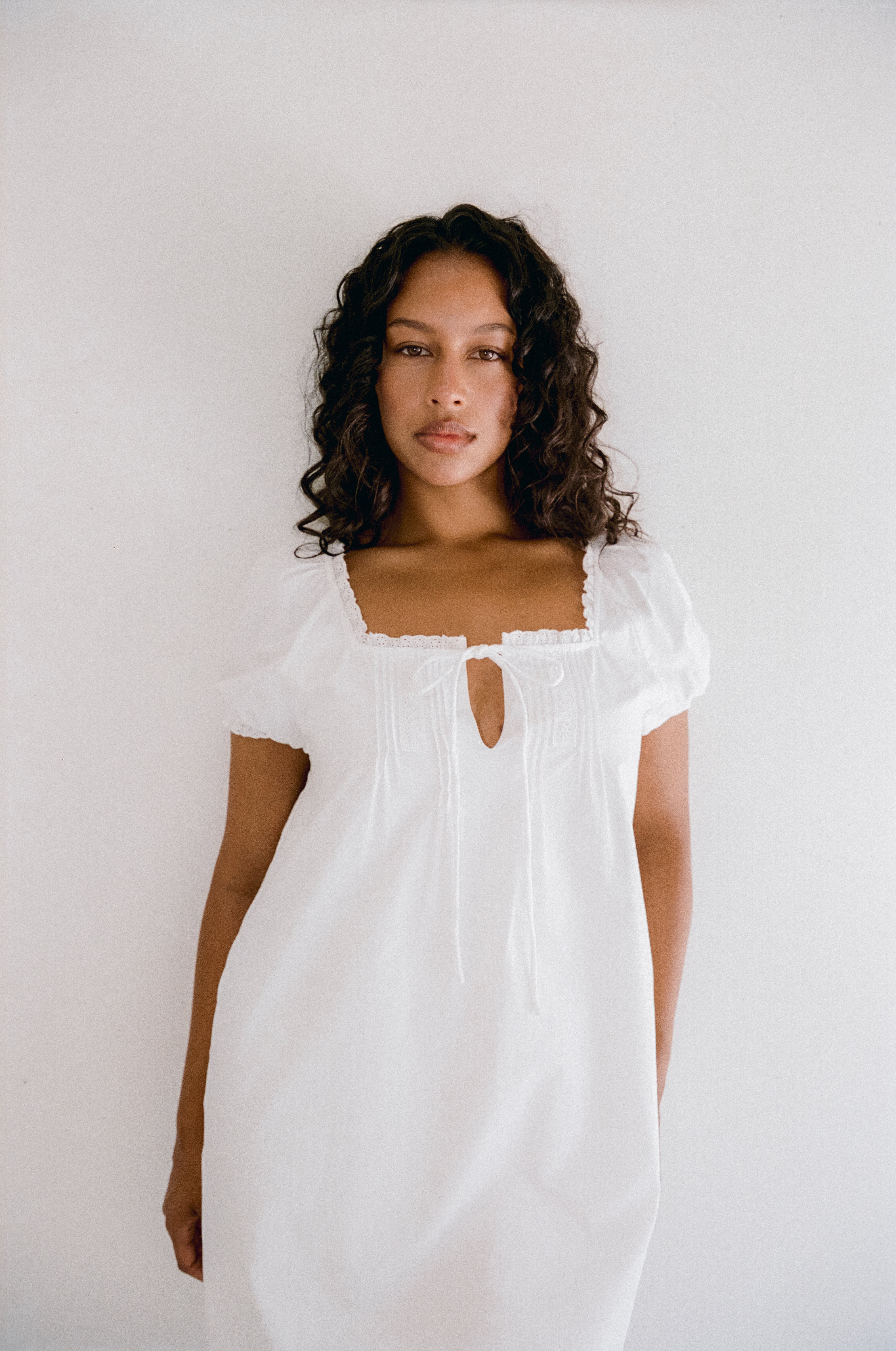 Scout Mini Dress - Blanc - Image 4