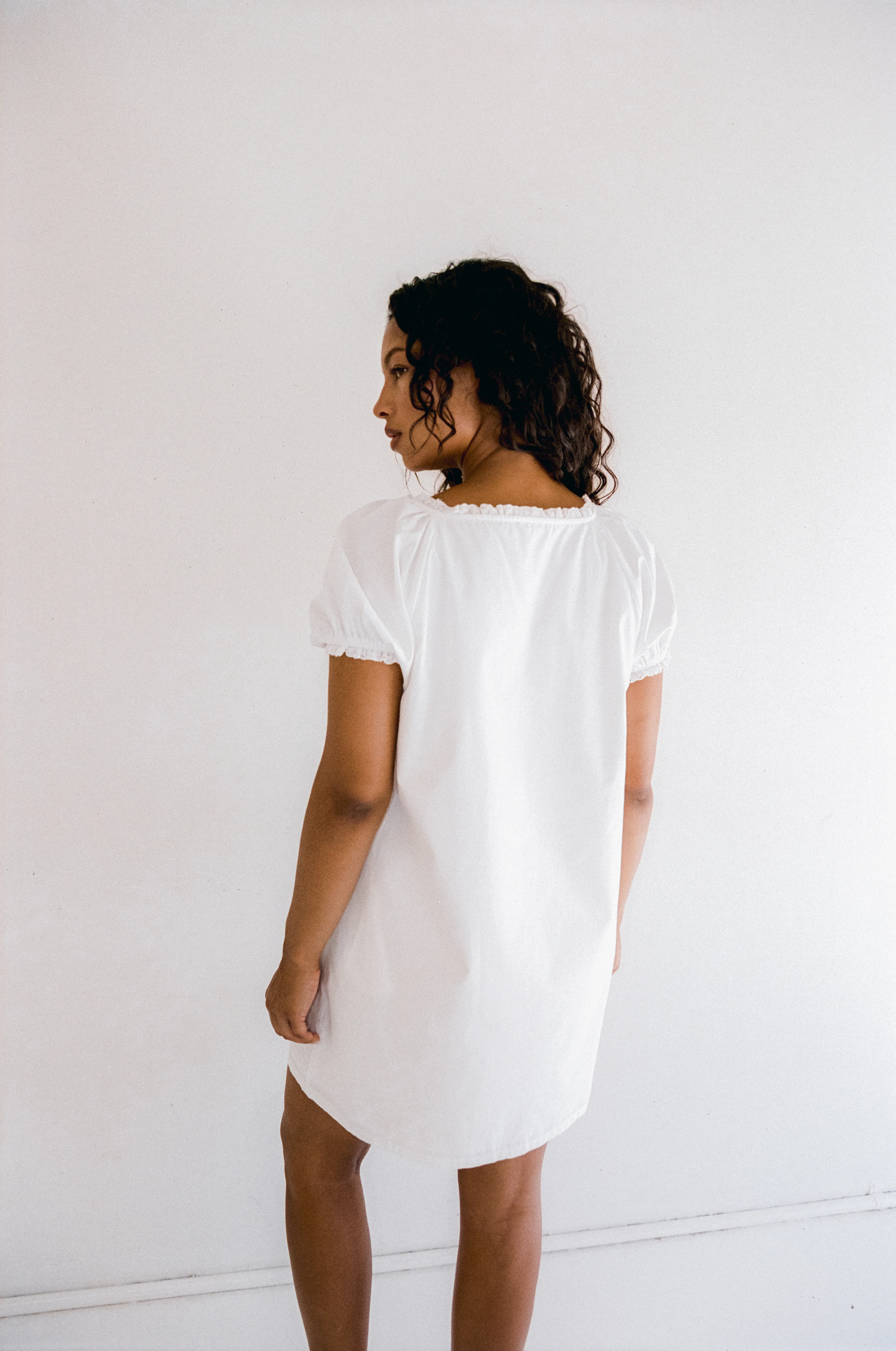 Scout Mini Dress - Blanc - Image 5