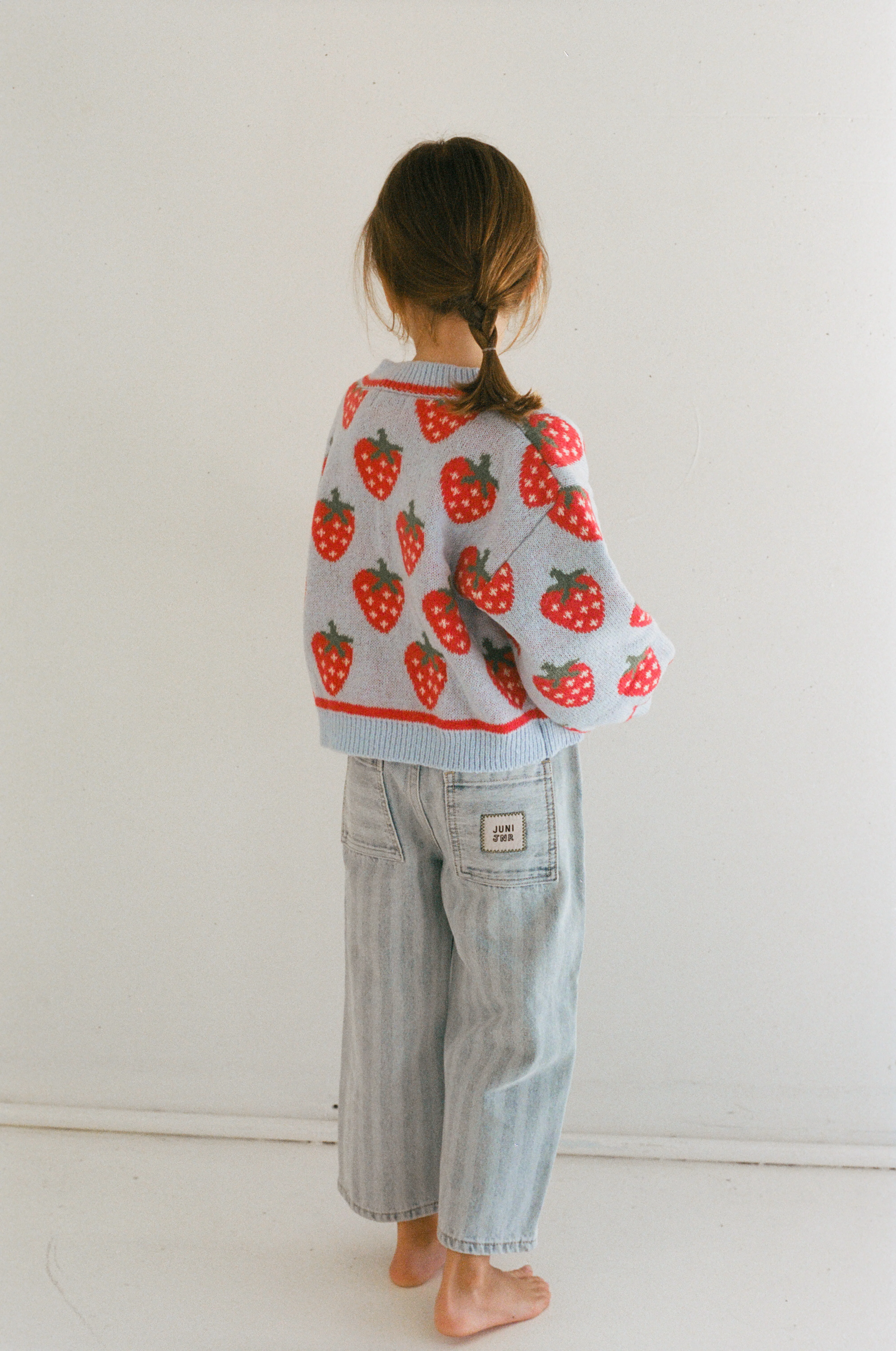 Strawberry Sky Knit Cardigan - Image 5